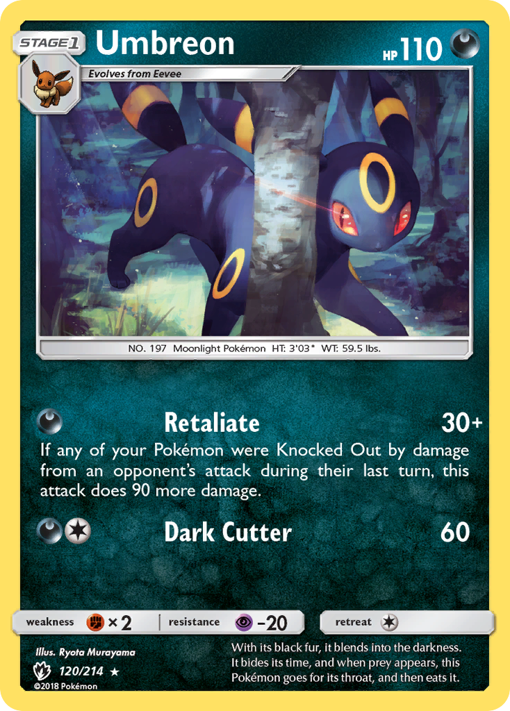 Umbreon (120/214) [Sun & Moon: Lost Thunder] | Dragon's Lair Comics and Fantasy Houston TX