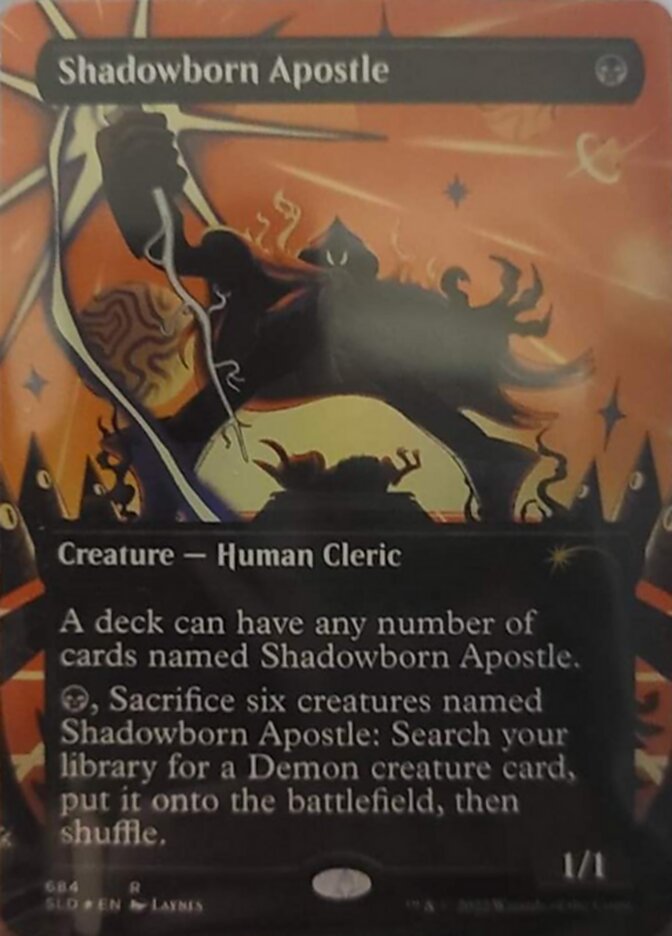 Shadowborn Apostle (Borderless) (684) [Secret Lair Drop Promos] | Dragon's Lair Comics and Fantasy Houston TX