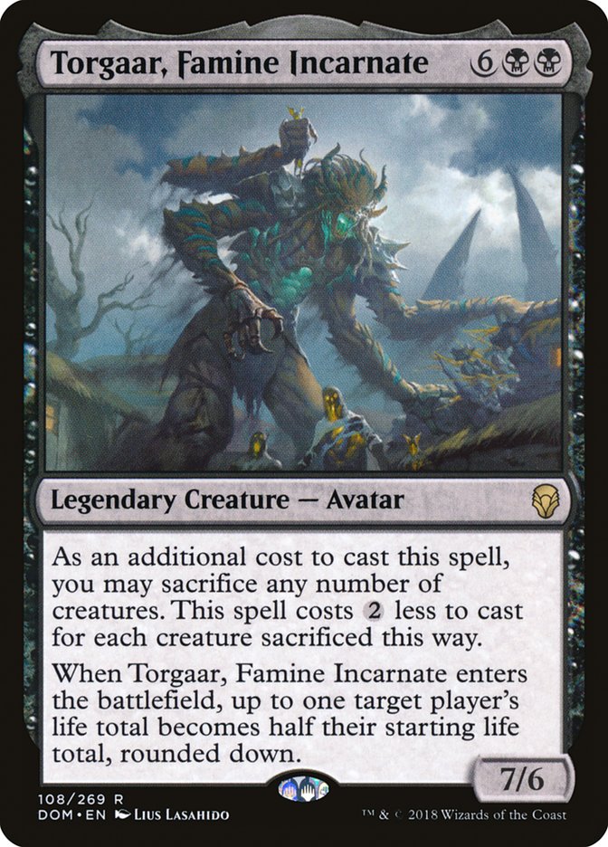 Torgaar, Famine Incarnate [Dominaria] | Dragon's Lair Comics and Fantasy Houston TX