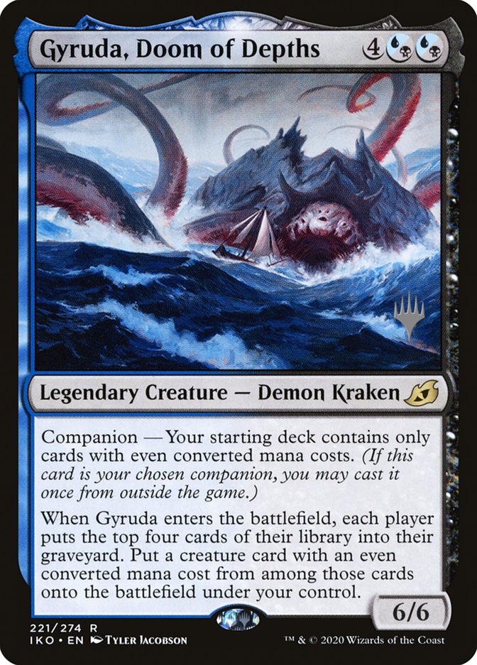 Gyruda, Doom of Depths (Promo Pack) [Ikoria: Lair of Behemoths Promos] | Dragon's Lair Comics and Fantasy Houston TX