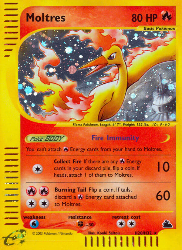 Moltres (H20/H32) [Skyridge] | Dragon's Lair Comics and Fantasy Houston TX