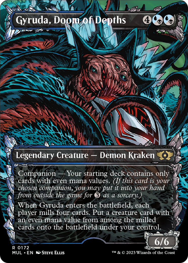 Gyruda, Doom of Depths (Halo Foil) [Multiverse Legends] | Dragon's Lair Comics and Fantasy Houston TX