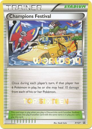 Champions Festival (XY27) (2014 Top Sixteen) [XY: Black Star Promos] | Dragon's Lair Comics and Fantasy Houston TX