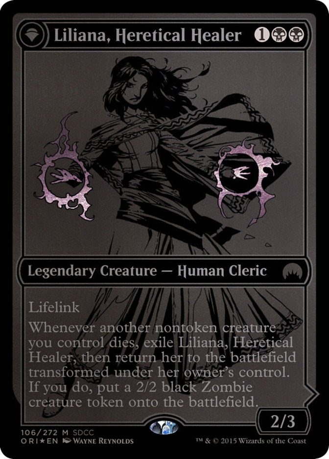 Liliana, Heretical Healer // Liliana, Defiant Necromancer [San Diego Comic-Con 2015] | Dragon's Lair Comics and Fantasy Houston TX