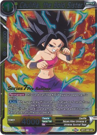 Caulifla, the Bold Sister (BT7-085_PR) [Assault of the Saiyans Prerelease Promos] | Dragon's Lair Comics and Fantasy Houston TX