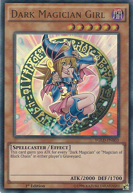 Dark Magician Girl [YGLD-ENB03] Ultra Rare | Dragon's Lair Comics and Fantasy Houston TX