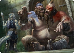 Ettin Art Card [Dungeons & Dragons: Adventures in the Forgotten Realms Art Series] | Dragon's Lair Comics and Fantasy Houston TX