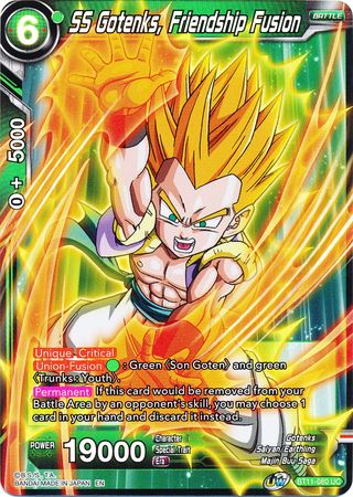 SS Gotenks, Friendship Fusion (BT11-080) [Vermilion Bloodline 2nd Edition] | Dragon's Lair Comics and Fantasy Houston TX