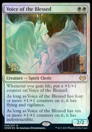 Voice of the Blessed [Innistrad: Crimson Vow Prerelease Promos] | Dragon's Lair Comics and Fantasy Houston TX