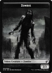 Zombie (010) // Zombie (011) Double-Sided Token [Commander 2019 Tokens] | Dragon's Lair Comics and Fantasy Houston TX