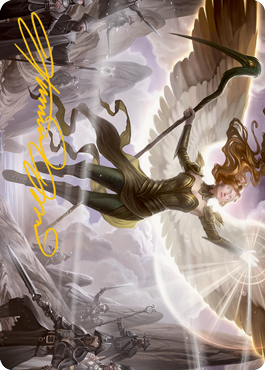 Sigarda's Splendor Art Card (Gold-Stamped Signature) [Innistrad: Midnight Hunt Art Series] | Dragon's Lair Comics and Fantasy Houston TX