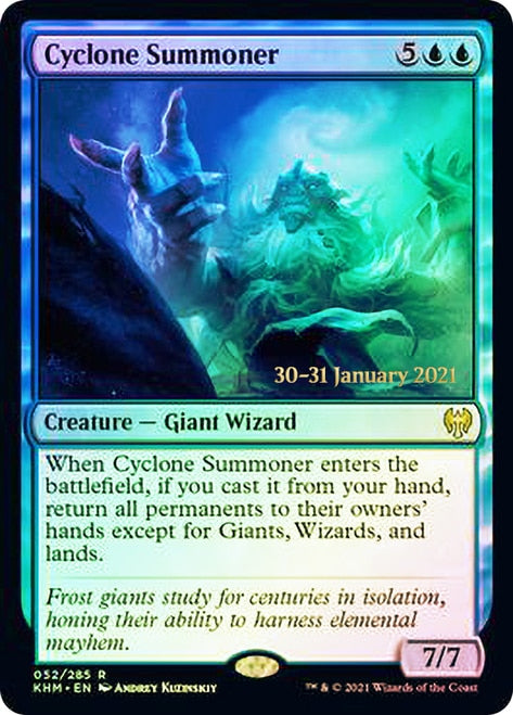 Cyclone Summoner [Kaldheim Prerelease Promos] | Dragon's Lair Comics and Fantasy Houston TX