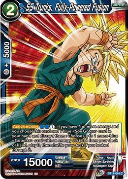 SS Trunks, Fully-Powered Fusion (BT14-044) [Cross Spirits] | Dragon's Lair Comics and Fantasy Houston TX