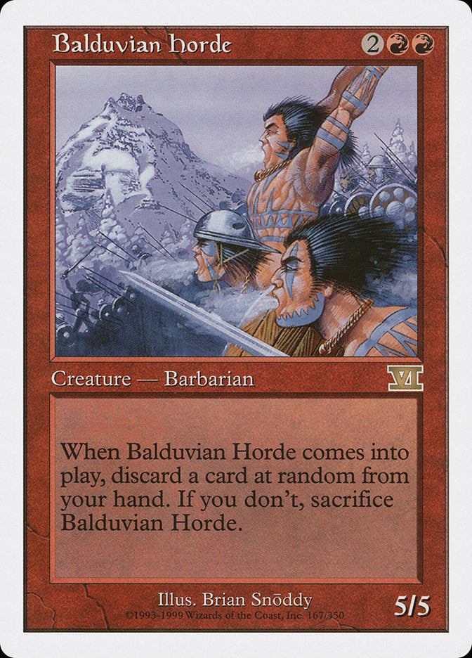 Balduvian Horde [Classic Sixth Edition] | Dragon's Lair Comics and Fantasy Houston TX