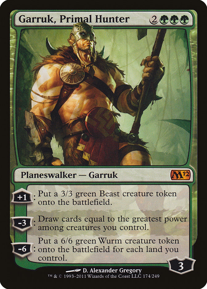 Garruk, Primal Hunter [Magic 2012] | Dragon's Lair Comics and Fantasy Houston TX