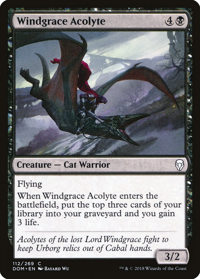 Windgrace Acolyte [Dominaria] | Dragon's Lair Comics and Fantasy Houston TX