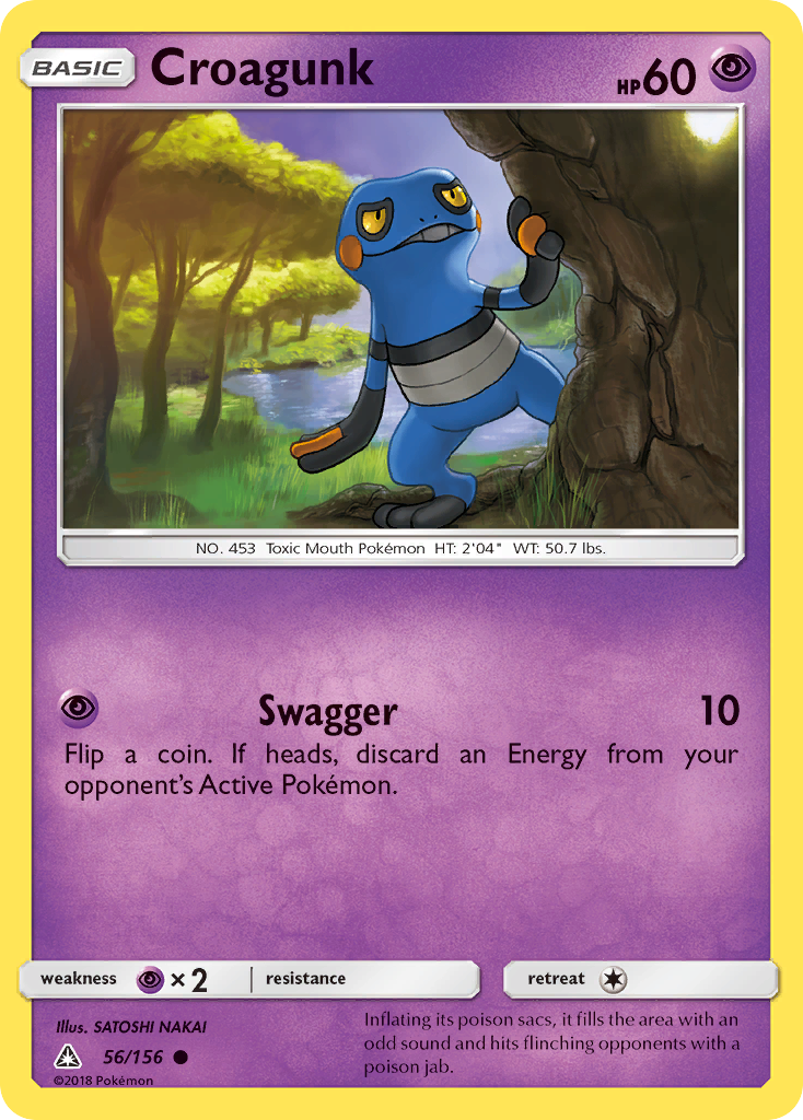 Croagunk (56/156) [Sun & Moon: Ultra Prism] | Dragon's Lair Comics and Fantasy Houston TX