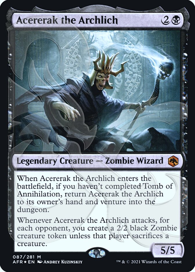 Acererak the Archlich (Ampersand Promo) [Dungeons & Dragons: Adventures in the Forgotten Realms Promos] | Dragon's Lair Comics and Fantasy Houston TX