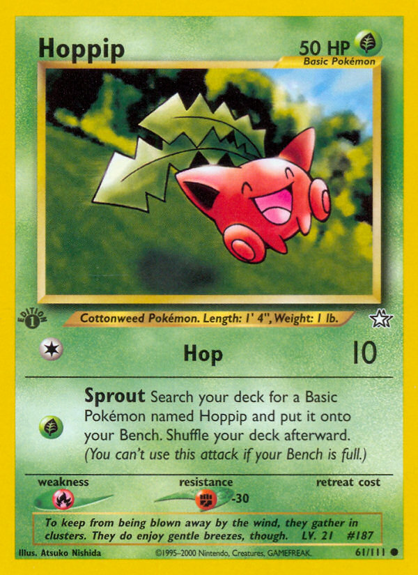 Hoppip (61/111) [Neo Genesis 1st Edition] | Dragon's Lair Comics and Fantasy Houston TX