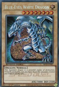 Blue-Eyes White Dragon (Secret) [SBCB-EN087] Secret Rare | Dragon's Lair Comics and Fantasy Houston TX