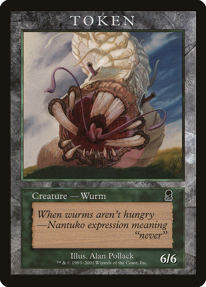 Wurm Token [Magic Player Rewards 2002] | Dragon's Lair Comics and Fantasy Houston TX