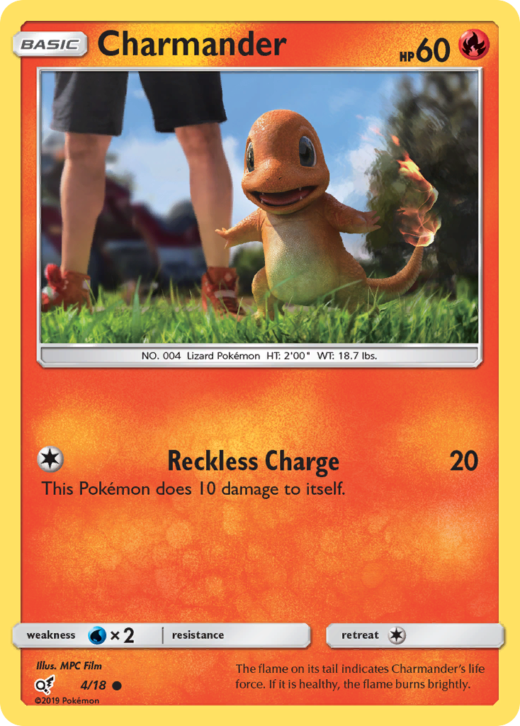 Charmander (4/18) [Sun & Moon: Detective Pikachu] | Dragon's Lair Comics and Fantasy Houston TX