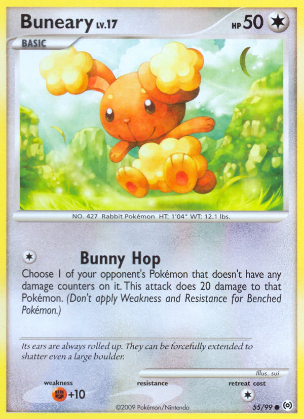 Buneary (55/99) [Platinum: Arceus] | Dragon's Lair Comics and Fantasy Houston TX