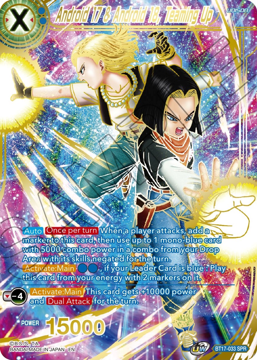 Android 17 & Android 18, Teaming Up (SPR) (BT17-033) [Ultimate Squad] | Dragon's Lair Comics and Fantasy Houston TX