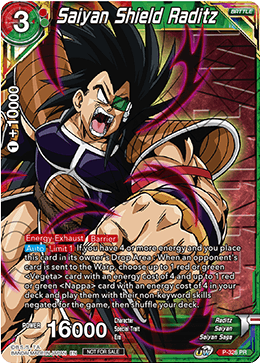 Saiyan Shield Raditz (Winner Stamped) (P-326) [Tournament Promotion Cards] | Dragon's Lair Comics and Fantasy Houston TX