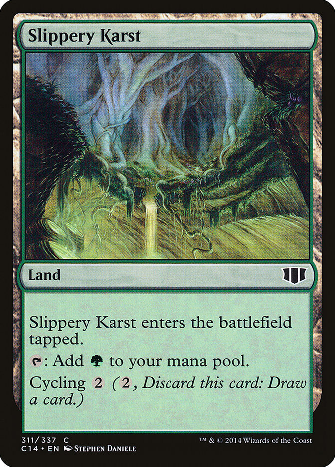 Slippery Karst [Commander 2014] | Dragon's Lair Comics and Fantasy Houston TX