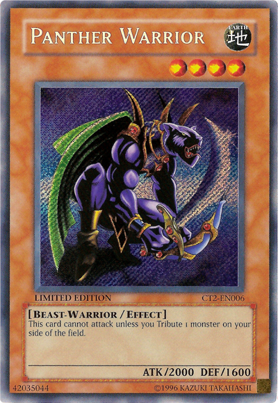 Panther Warrior [CT2-EN006] Secret Rare | Dragon's Lair Comics and Fantasy Houston TX