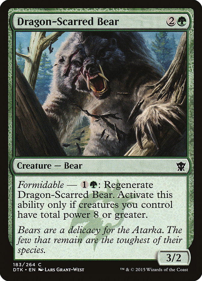 Dragon-Scarred Bear [Dragons of Tarkir] | Dragon's Lair Comics and Fantasy Houston TX