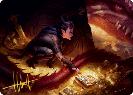 Hoard Robber Art Card (Gold-Stamped Signature) [Dungeons & Dragons: Adventures in the Forgotten Realms Art Series] | Dragon's Lair Comics and Fantasy Houston TX