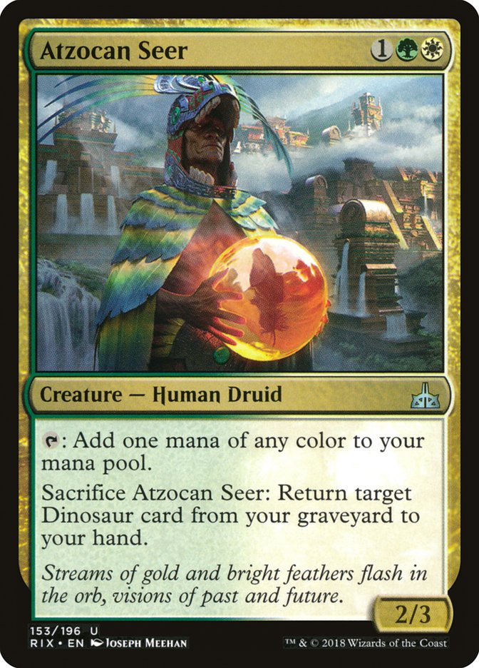 Atzocan Seer [Rivals of Ixalan] | Dragon's Lair Comics and Fantasy Houston TX