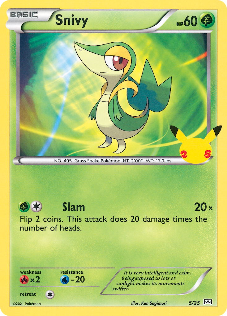 Snivy (5/25) [McDonald's 25th Anniversary] | Dragon's Lair Comics and Fantasy Houston TX