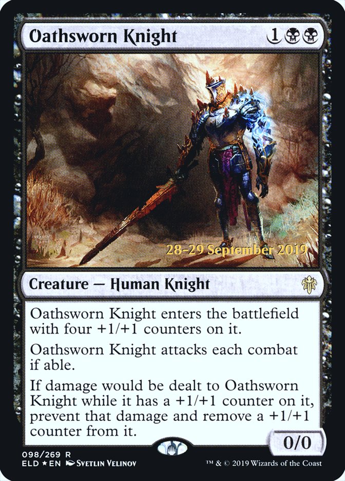 Oathsworn Knight [Throne of Eldraine Prerelease Promos] | Dragon's Lair Comics and Fantasy Houston TX