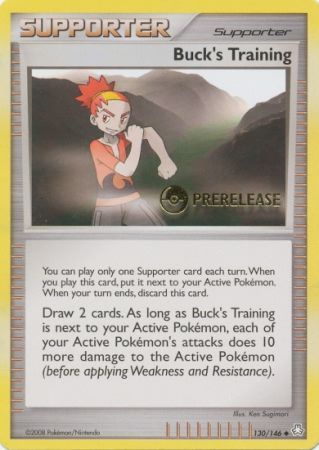 Bucks Training (130/146) (Prerelease Promo) [Diamond & Pearl: Legends Awakened] | Dragon's Lair Comics and Fantasy Houston TX