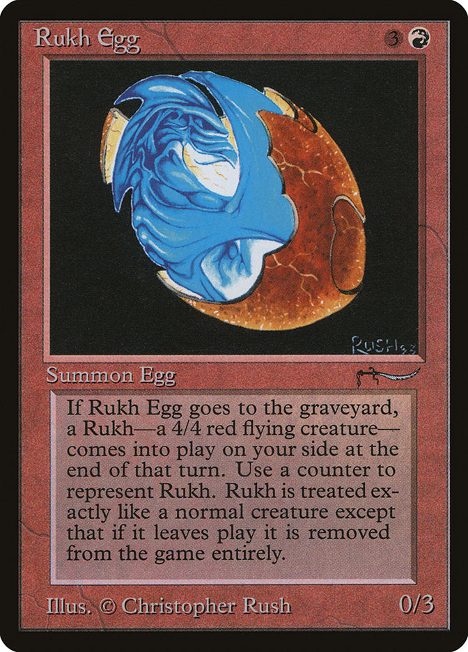 Rukh Egg (Dark Mana Cost) [Arabian Nights] | Dragon's Lair Comics and Fantasy Houston TX