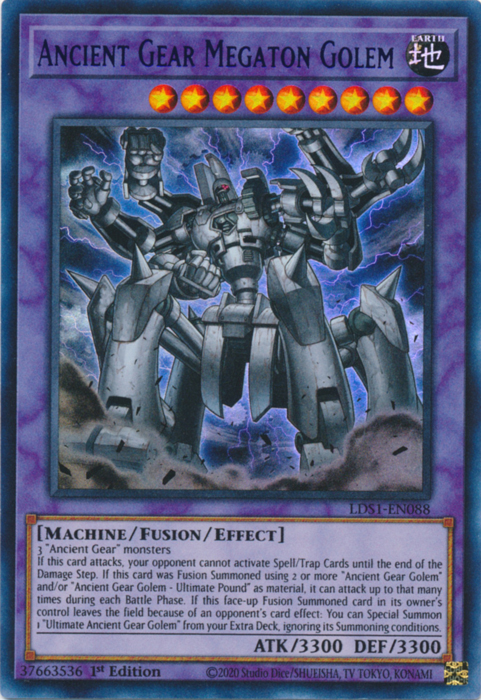 Ancient Gear Megaton Golem (Purple) [LDS1-EN088] Ultra Rare | Dragon's Lair Comics and Fantasy Houston TX