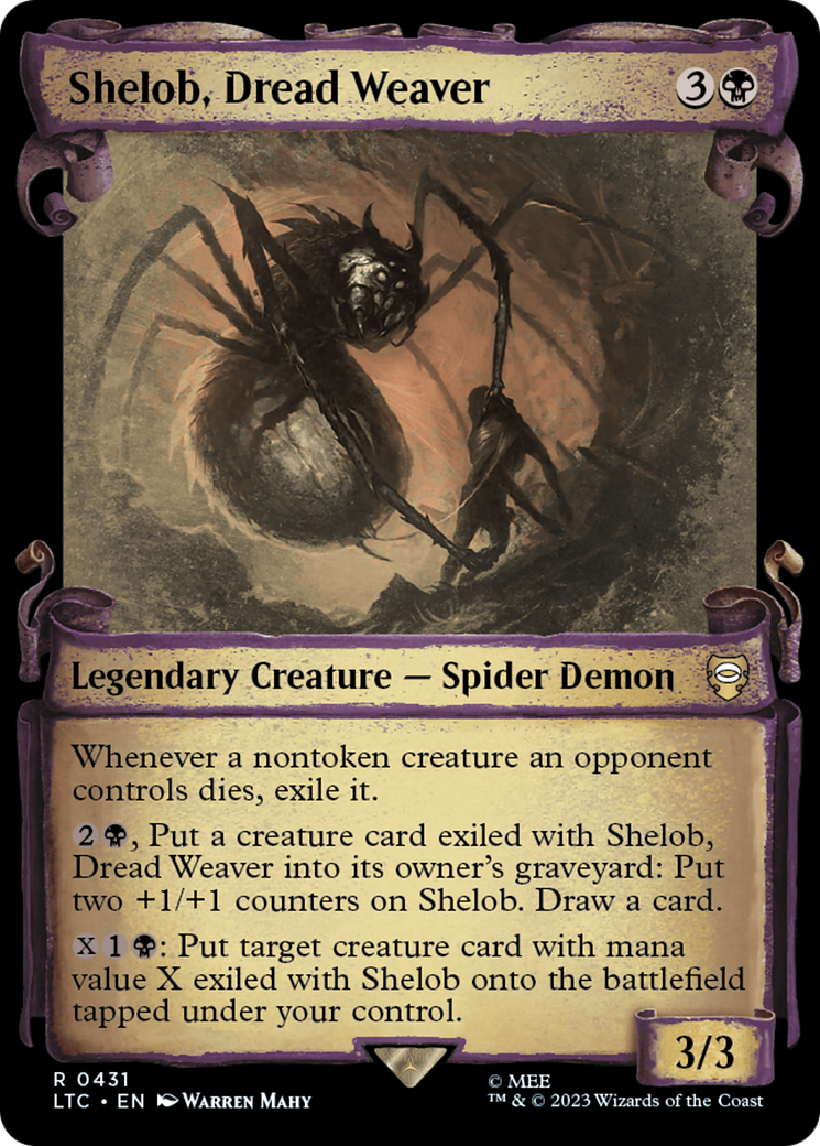 Shelob, Dread Weaver [The Lord of the Rings: Tales of Middle-Earth Commander Showcase Scrolls] | Dragon's Lair Comics and Fantasy Houston TX