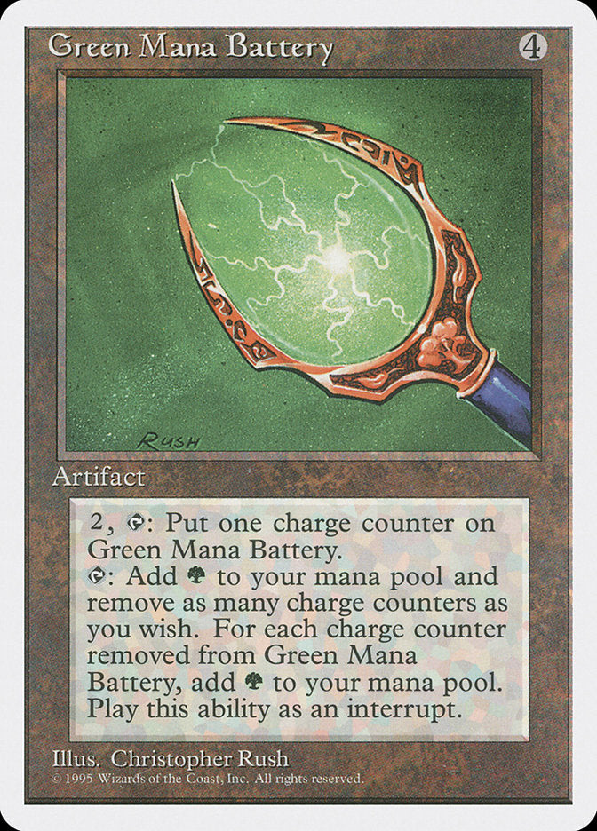 Green Mana Battery [Fourth Edition] | Dragon's Lair Comics and Fantasy Houston TX