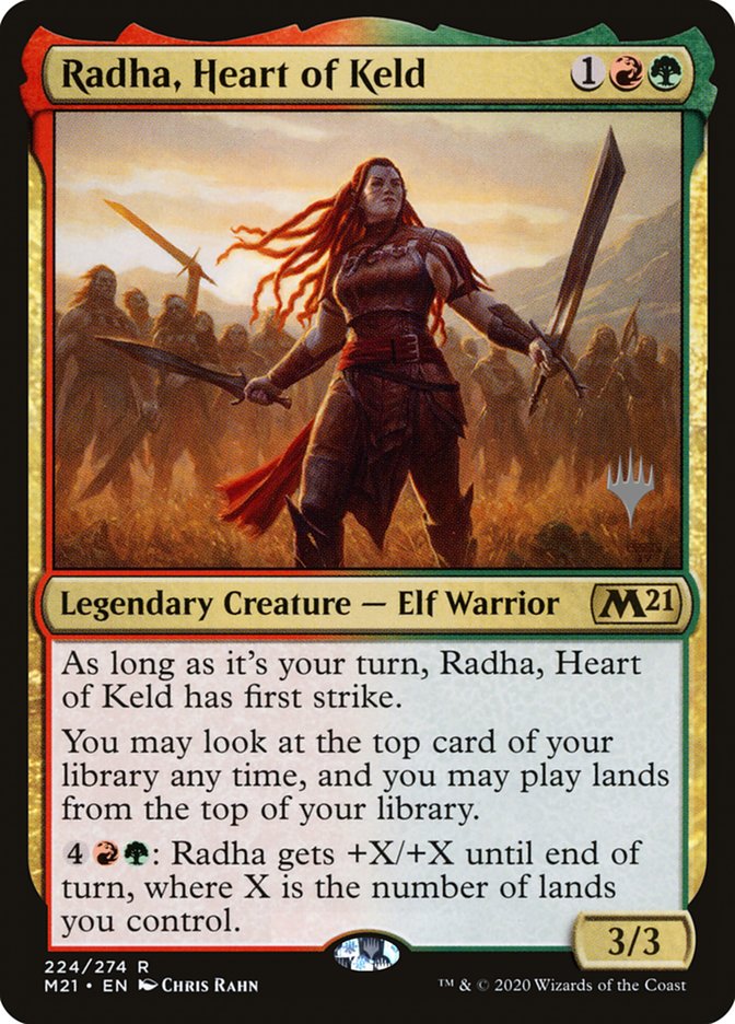 Radha, Heart of Keld (Promo Pack) [Core Set 2021 Promos] | Dragon's Lair Comics and Fantasy Houston TX