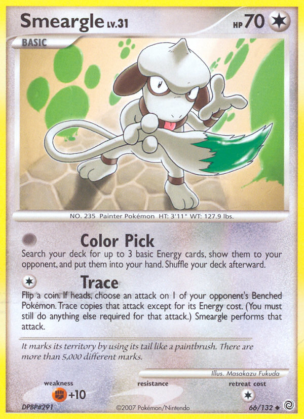 Smeargle (66/132) [Diamond & Pearl: Secret Wonders] | Dragon's Lair Comics and Fantasy Houston TX