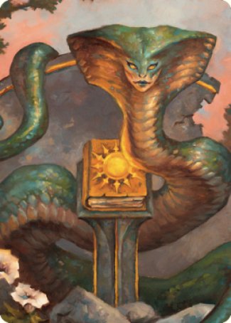 Guardian Naga Art Card [Commander Legends: Battle for Baldur's Gate Art Series] | Dragon's Lair Comics and Fantasy Houston TX