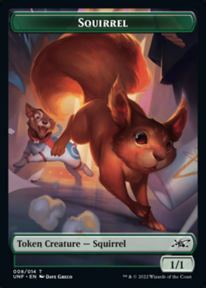 Squirrel Token [Unfinity Tokens] | Dragon's Lair Comics and Fantasy Houston TX