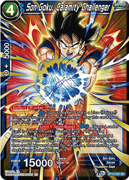 Son Goku, Calamity Challenger (BT14-037) [Cross Spirits] | Dragon's Lair Comics and Fantasy Houston TX