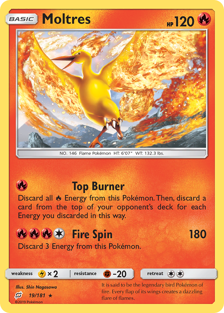 Moltres (19/181) [Sun & Moon: Team Up] | Dragon's Lair Comics and Fantasy Houston TX