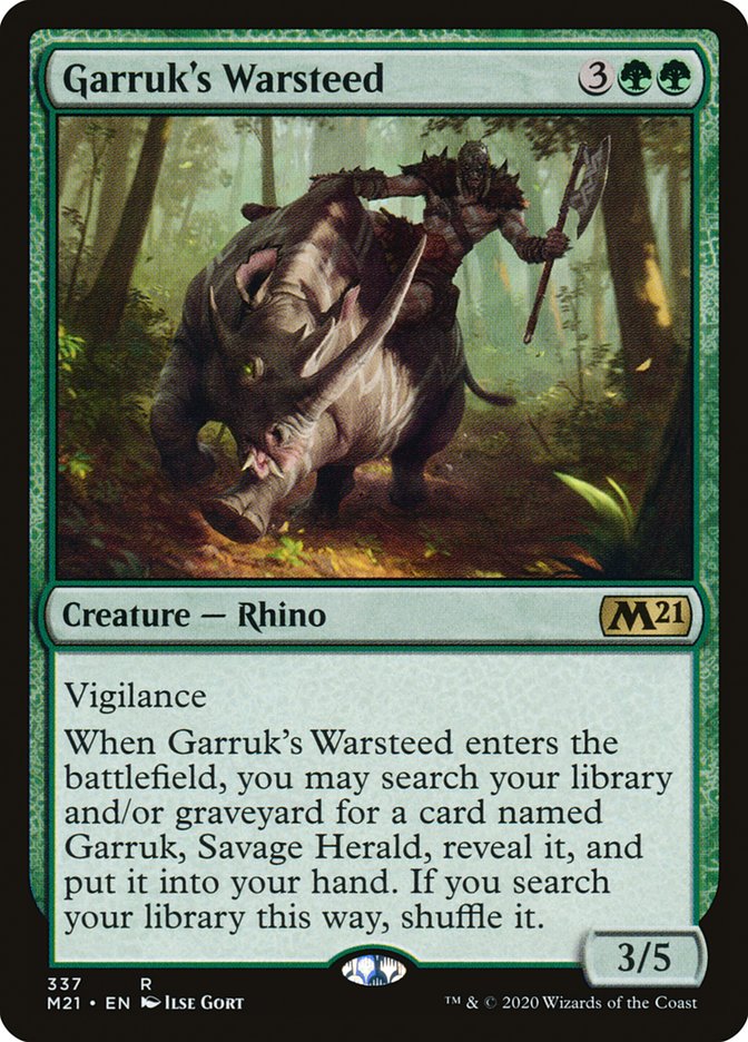 Garruk's Warsteed [Core Set 2021] | Dragon's Lair Comics and Fantasy Houston TX