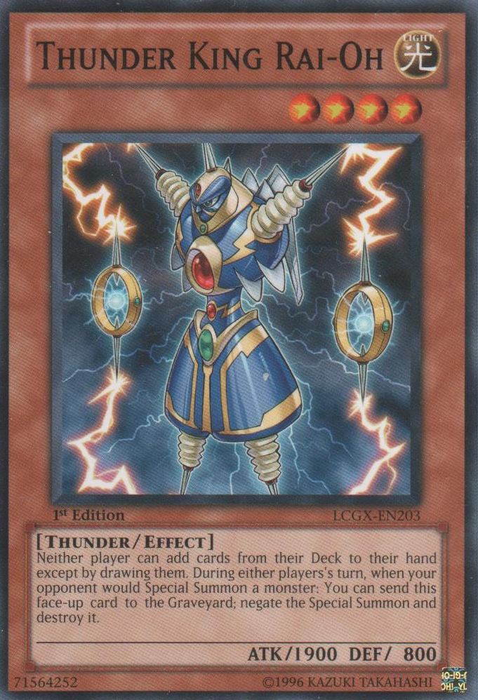 Thunder King Rai-Oh [LCGX-EN203] Common | Dragon's Lair Comics and Fantasy Houston TX