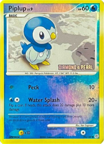 Piplup (93/130) (Diamond and Pearl) [Burger King Promos: 2008 Collection] | Dragon's Lair Comics and Fantasy Houston TX